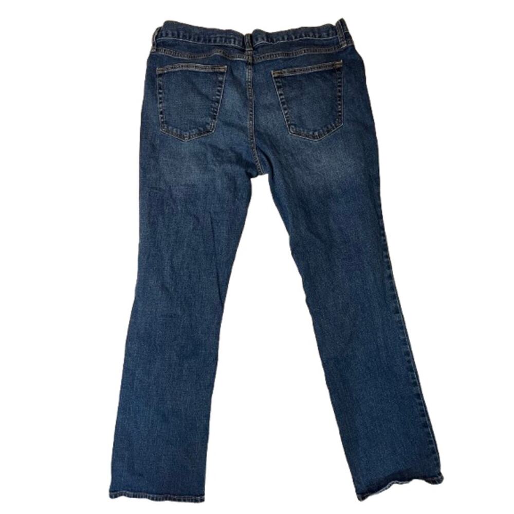 Old Navy Boot-Cut Built-In Flex Jeans medium wash denim mens 33x32